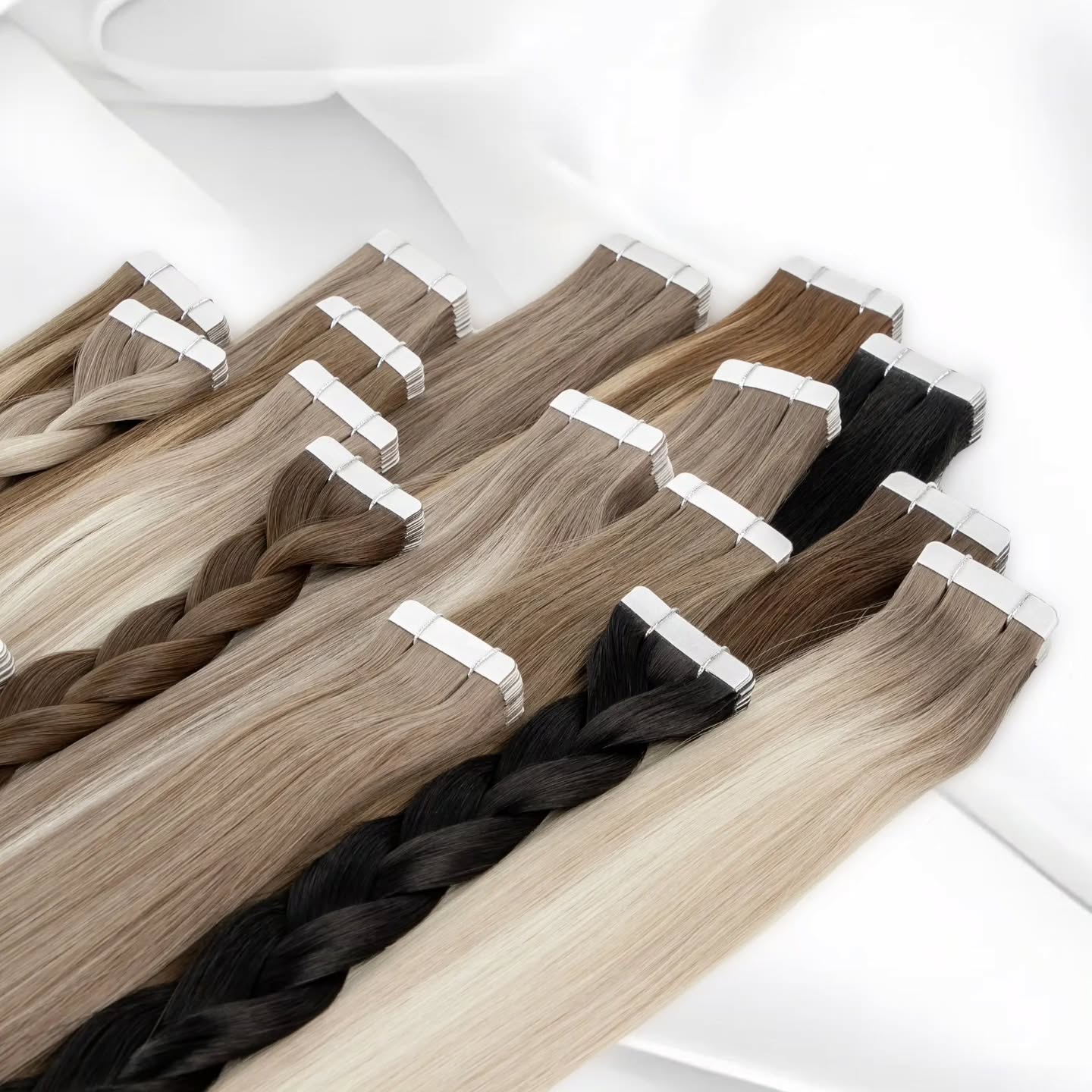 Invisible Tape In Extensions Real Hair - Extensões de cabelo humano Remy 100%