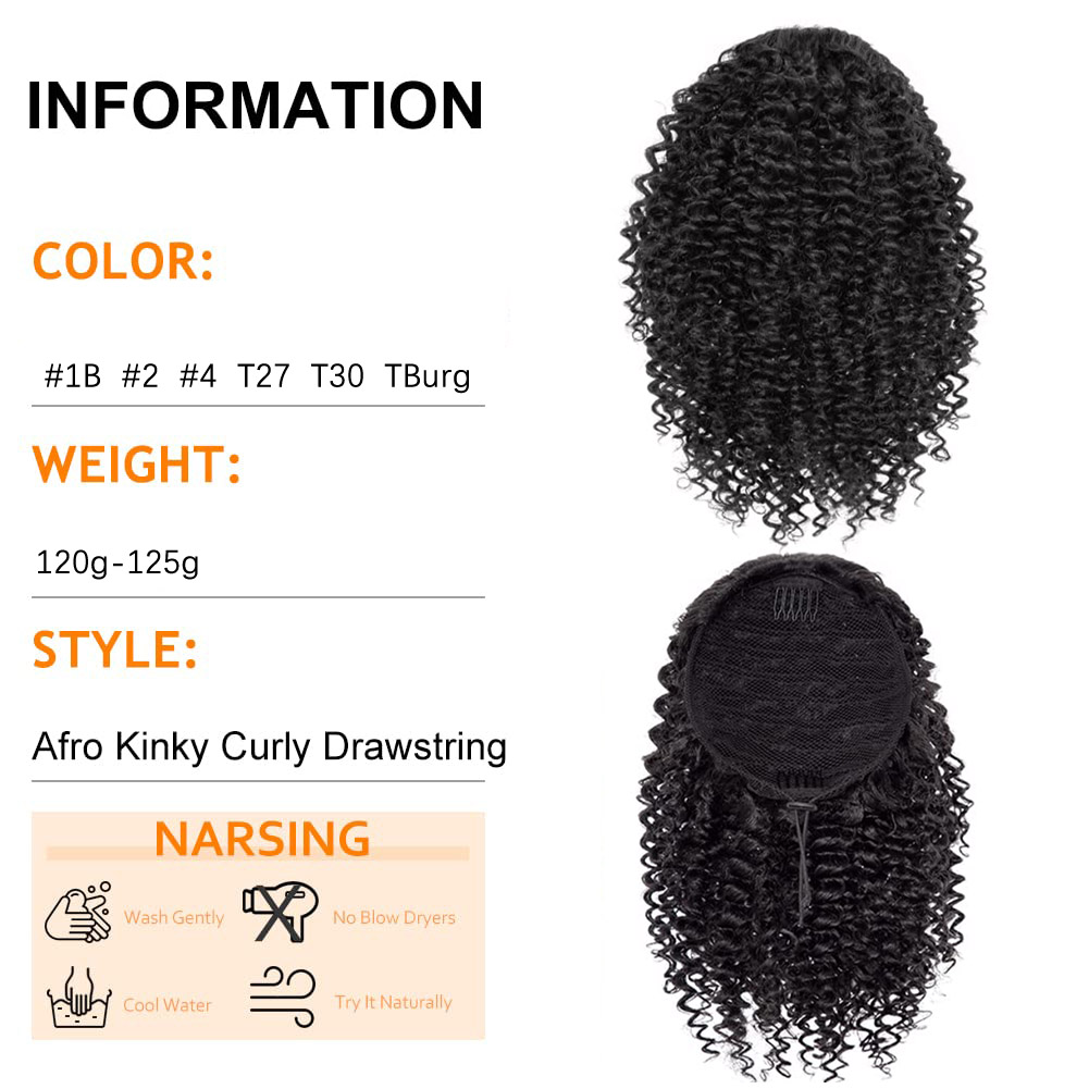 Curto afro kinky encaracolado  - Hair Bundles avaliação e preço