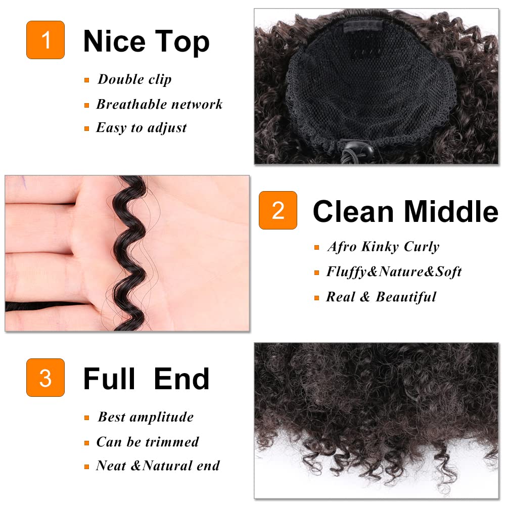 Curto afro kinky encaracolado  - Hair Bundles avaliação e preço