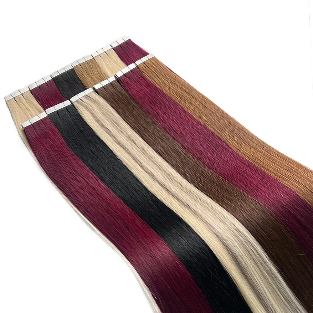 Extensões de cabelo humano bra - Invisible Tape In Extensions Real Hair avaliação e preço