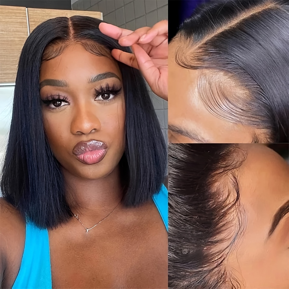 Perucas de cabelo humano com f - Glueless Wear And Go Human Hair Wig avaliação e preço