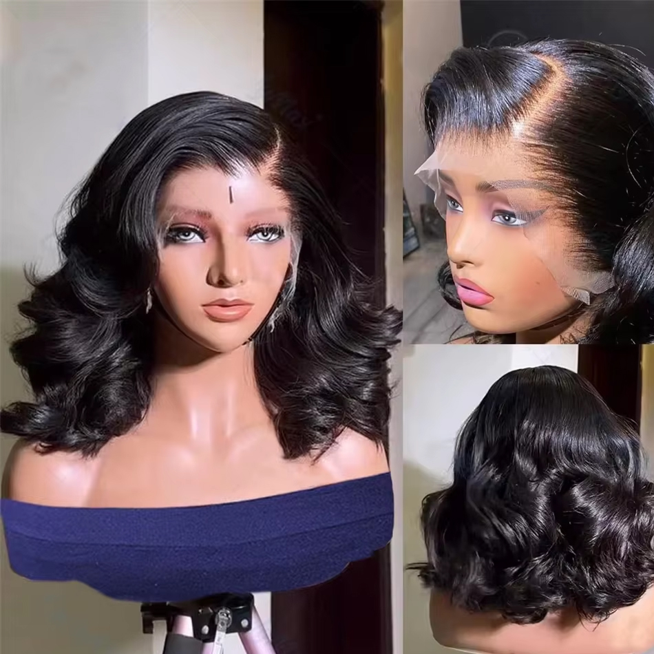 Peruca Frontal de Renda Transp - Glueless Wear And Go Human Hair Wig avaliação e preço