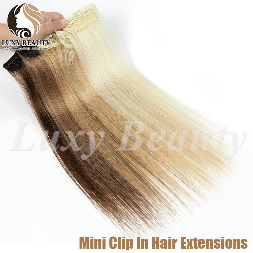 5 peças de extensões de cabelo - Seamless Clip In Hair Extensions Human Hair avaliação e preço