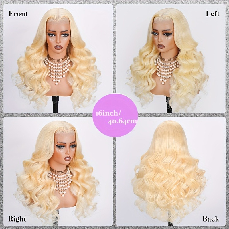 Peruca com frente de renda 613 - 613 Blonde Body Wave Lace Front Wig avaliação e preço
