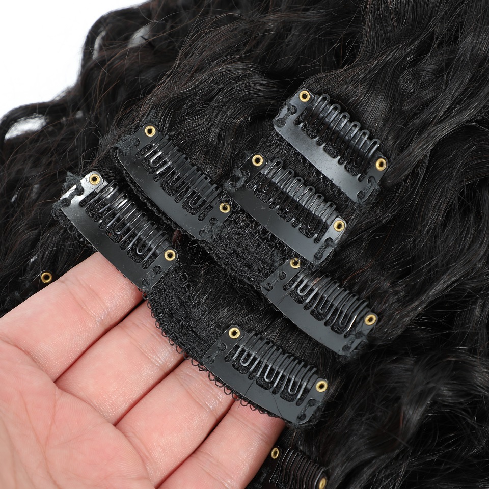 Extensões de Cabelo Humano Cac - Seamless Clip In Hair Extensions Human Hair avaliação e preço