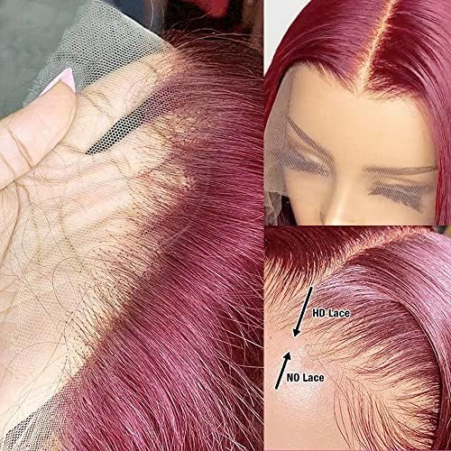 Perucas de cabelo humano, mode - Hd Lace Frontal Wig Human Hair Pre Plucked avaliação e preço
